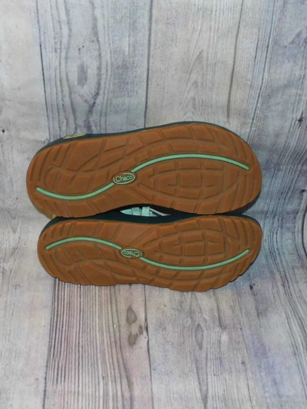 CHACO Z/Cloud X2 Green Sport Sandals Womens Size 8 - Picture 2 of 7